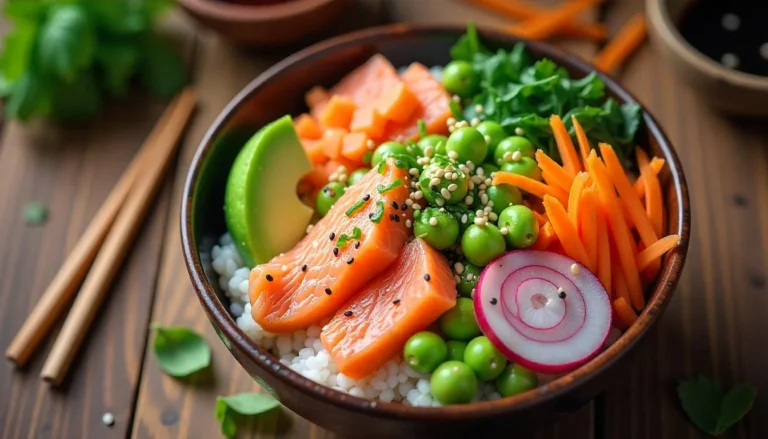 salmon poke bowl