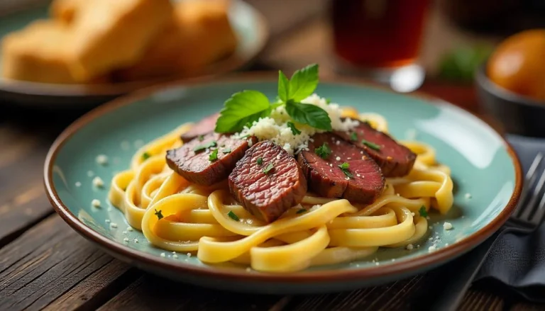 steak pasta
