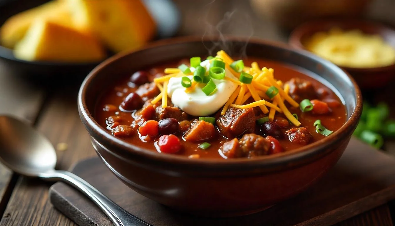 steak and beef chili