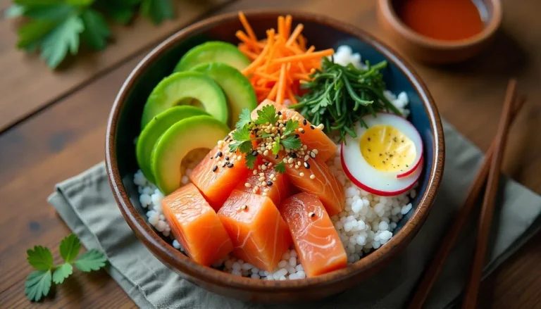 salmon poke bowl