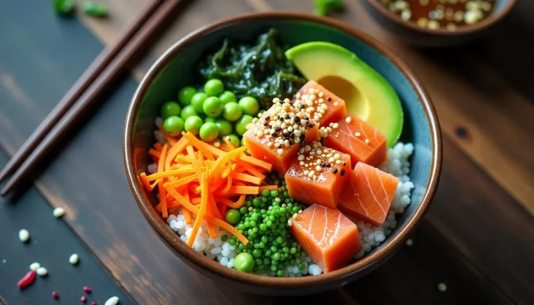 salmon poke bowl