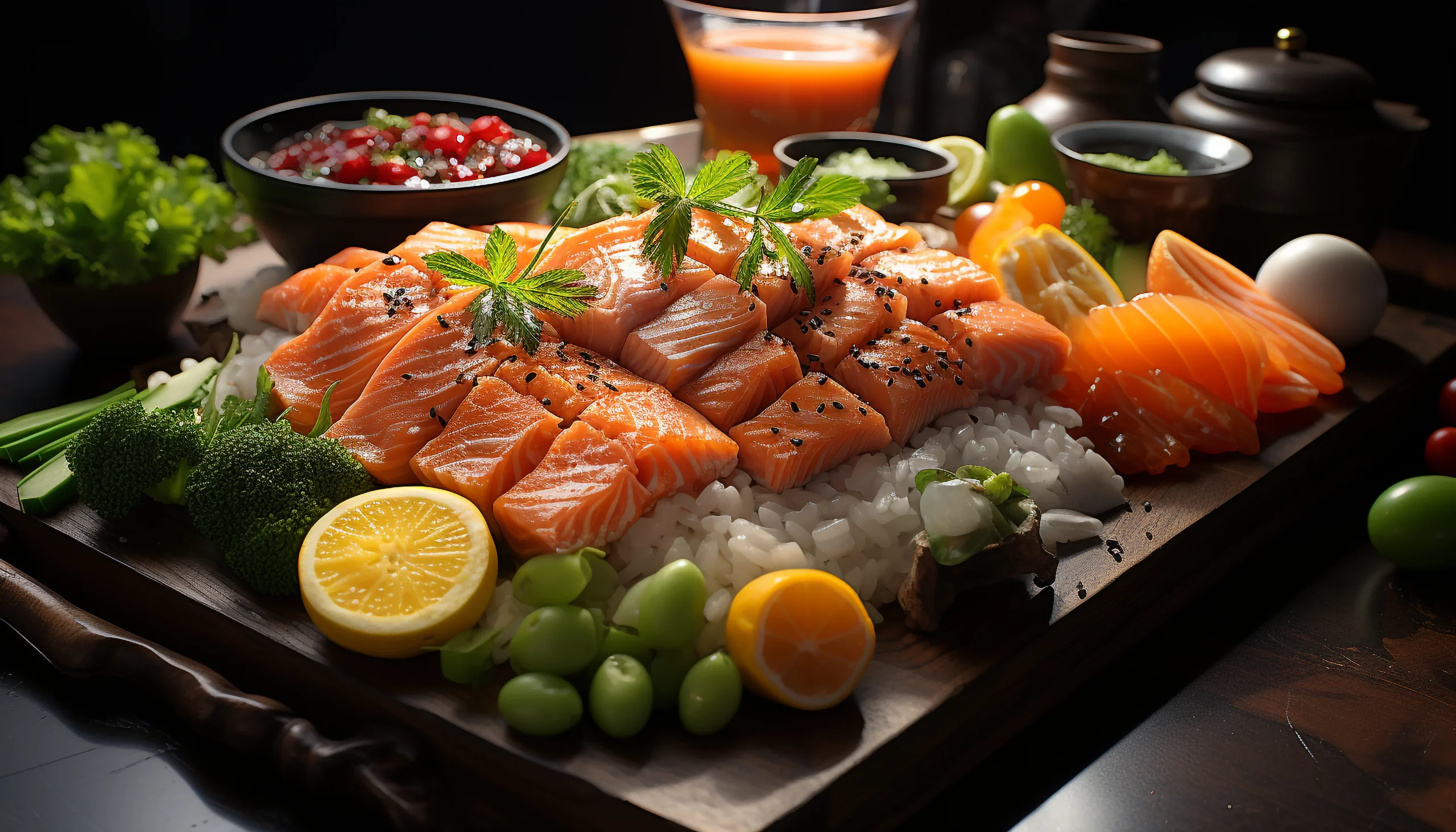 salmon poke