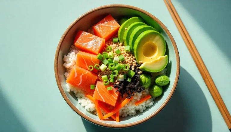 salmon poke bowl