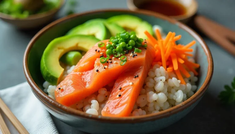 salmon poke bowl
