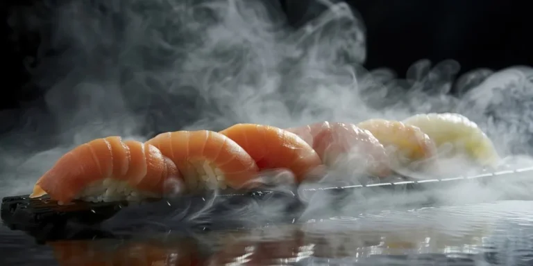 salmon sushi bake