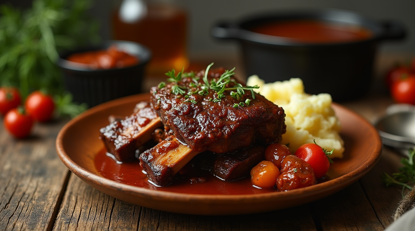 ox tail seasoning on beef short ribs recipe
