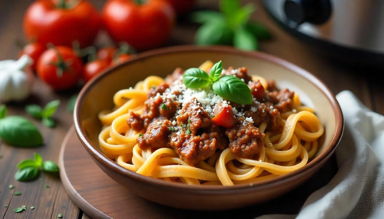 slow cooker beef pasta recipe angel hair